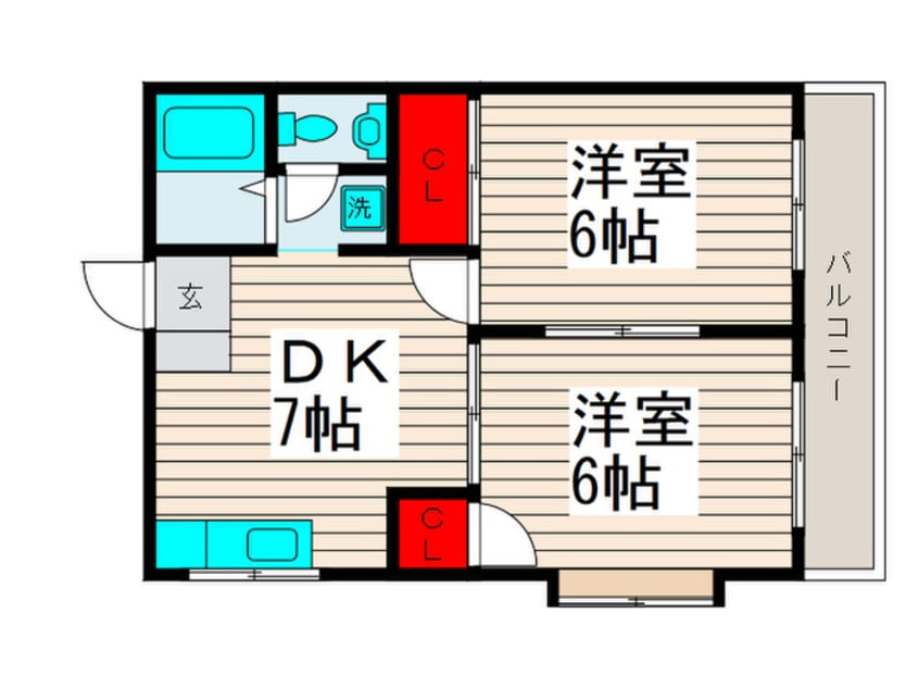 間取図 ロイヤルハイツ小宮