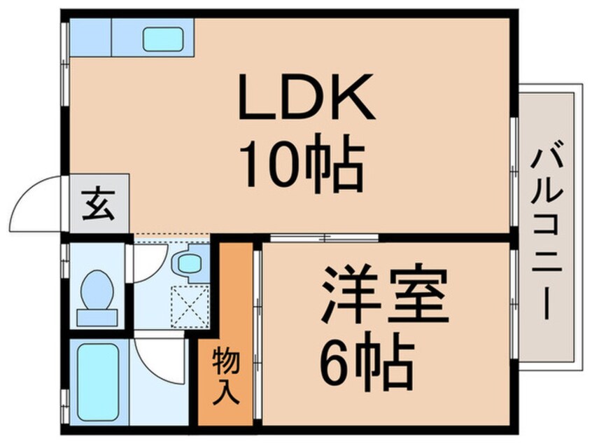 間取図 ハイム　イシイ