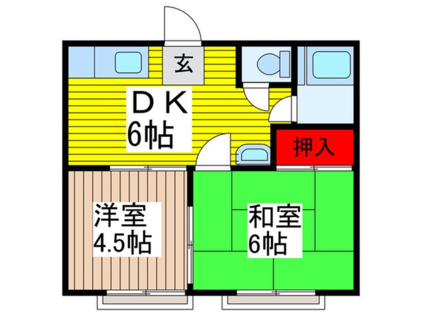 間取図 白百合ハウス