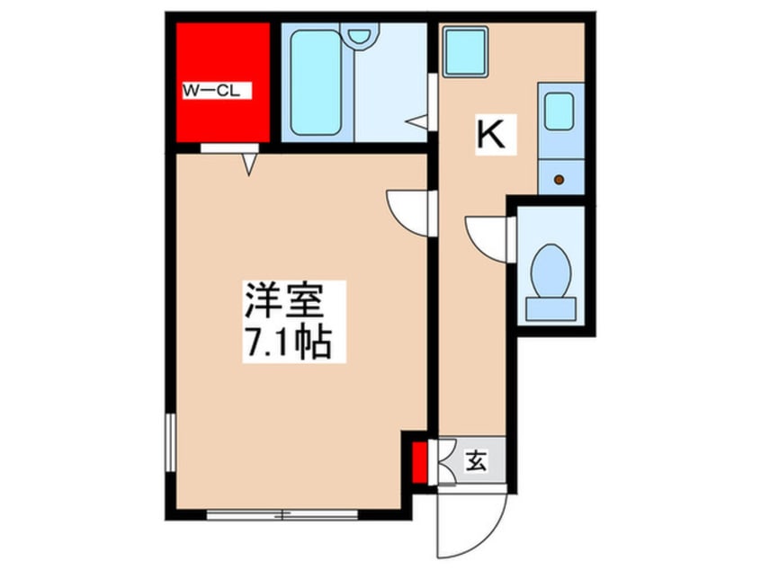 間取図 クレドシャンテ立川