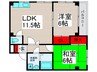 ＮＫハウス 2LDKの間取り