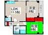 ＮＫハウス 2LDKの間取り