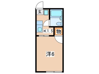 間取図 シティハイム中田Ａ