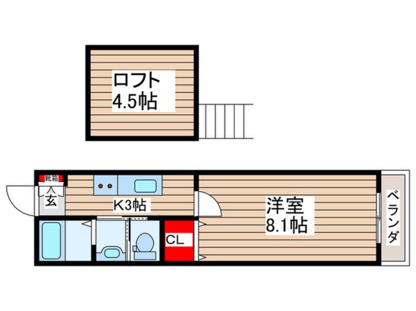 間取図 フォンテーヌ