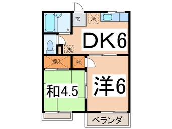間取図 リヴェ－ルＫ２