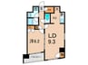 ステラメゾン茗荷谷 1LDKの間取り