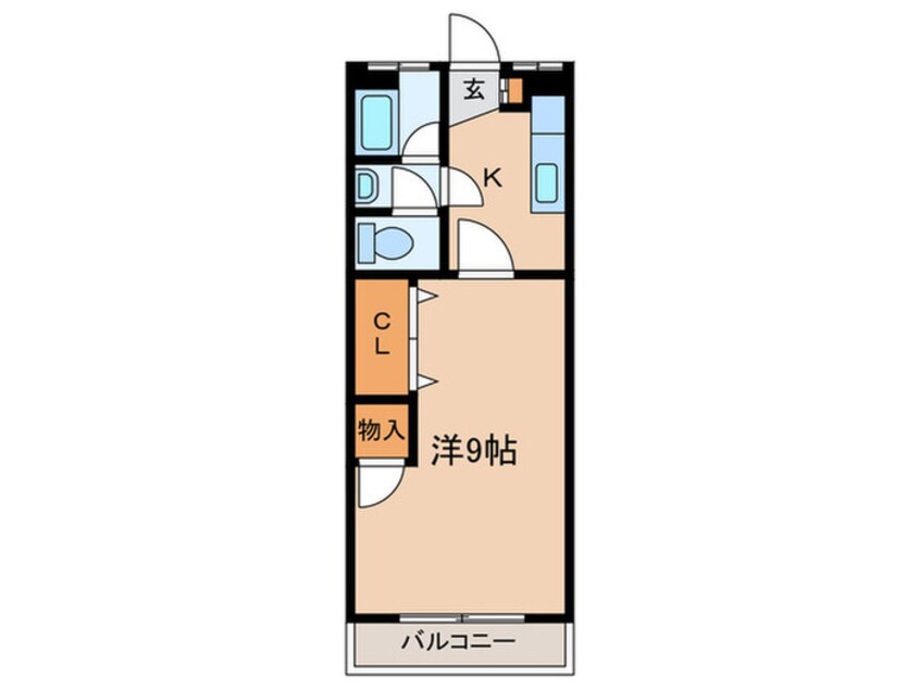 間取図 桜町コーポ（５０３）