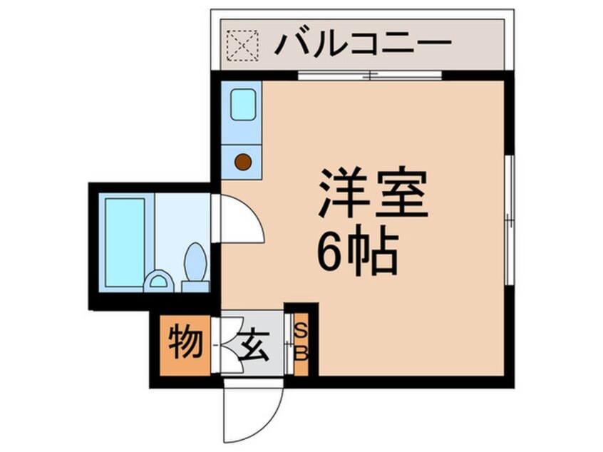 間取図 スト－ン山王Ⅱ