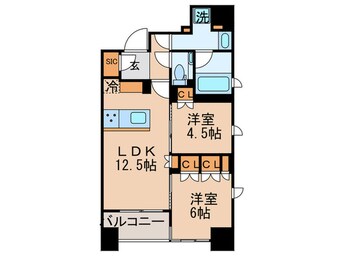 間取図 オーパスレジデンス銀座イースト