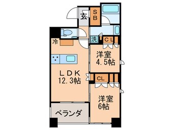 間取図 オーパスレジデンス銀座イースト