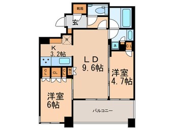 間取図 オーパスレジデンス銀座イースト