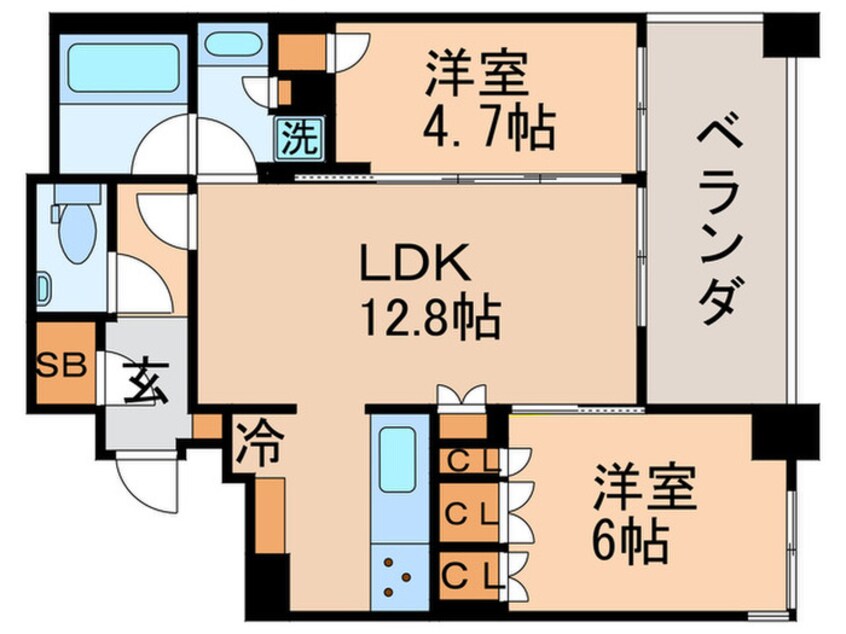 間取図 オーパスレジデンス銀座イースト