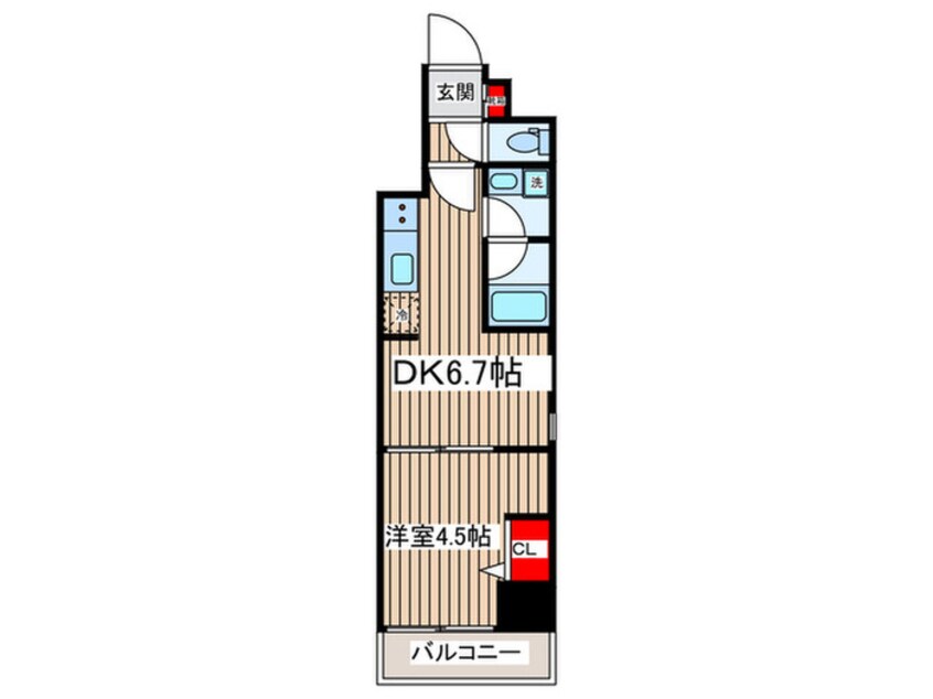 間取図 ＣＲＥＡＬ錦糸町