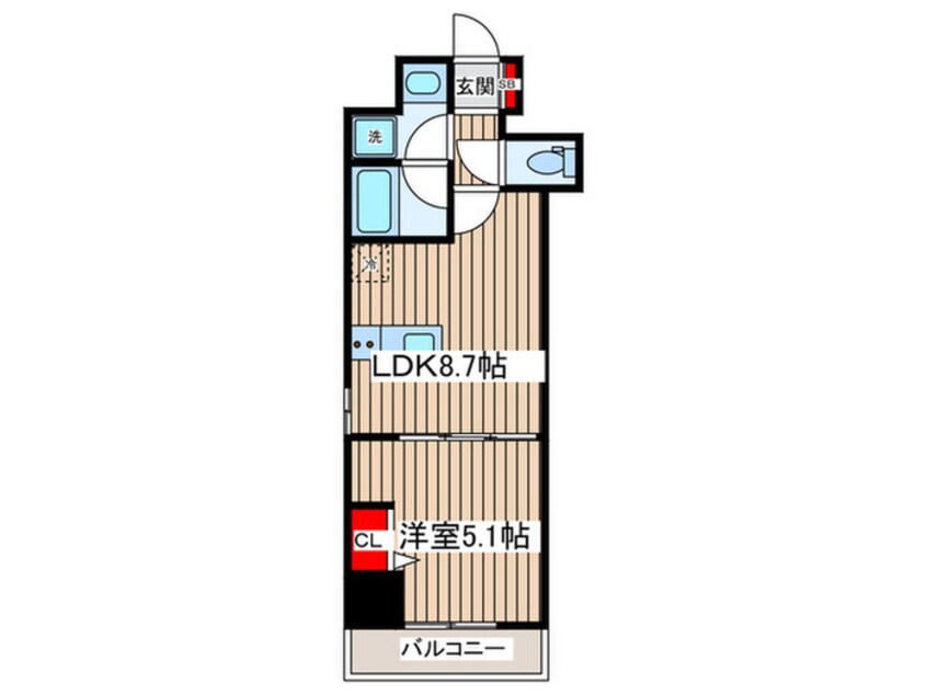 間取図 ＣＲＥＡＬ錦糸町