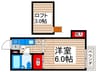 コ－ポ　ＥＮＪＵ 1Kの間取り