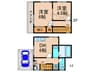 テラスハウス石井 2DKの間取り
