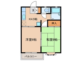 間取図 ハイツ五十嵐