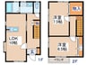 モンフレール 2LDKの間取り