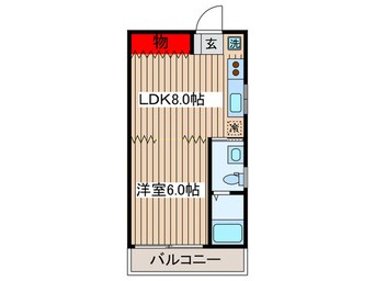 間取図 グリ－ンメゾン（２Ｆ）