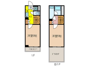 間取図 ル－ブル早稲田六番館
