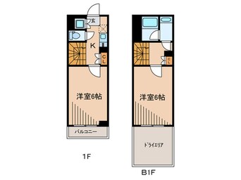 間取図 ル－ブル早稲田六番館