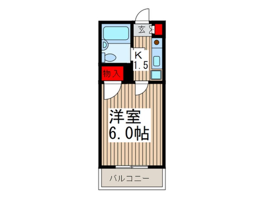 間取図 エマーユ東川口