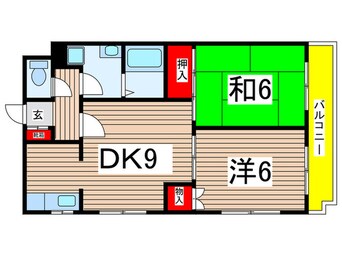 間取図 チェリーハイツ