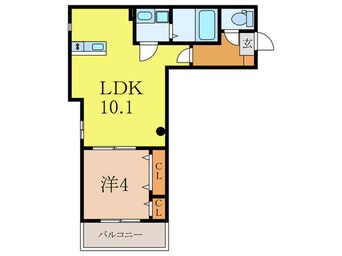 間取図 エルデひばりヶ丘