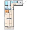 メゾンブランシェ鵠沼 1Kの間取り