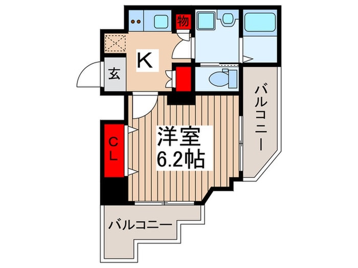 間取り図 S-RESIDENCE本中山aloria