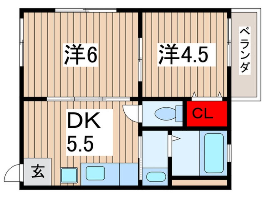 間取図 グリーンヒル