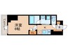 ACP Residence 亀戸 1Kの間取り
