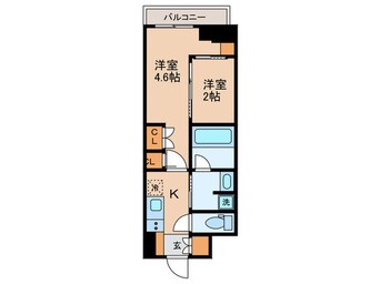 間取図 ACP Residence 亀戸