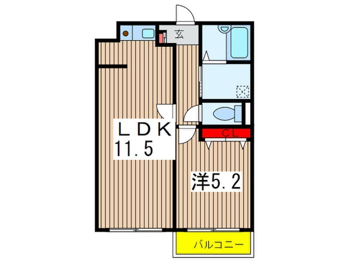 間取り図 カムフォート登戸Ⅲ