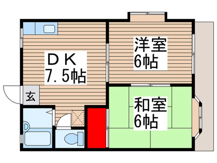 間取り図 ユタカハイツ