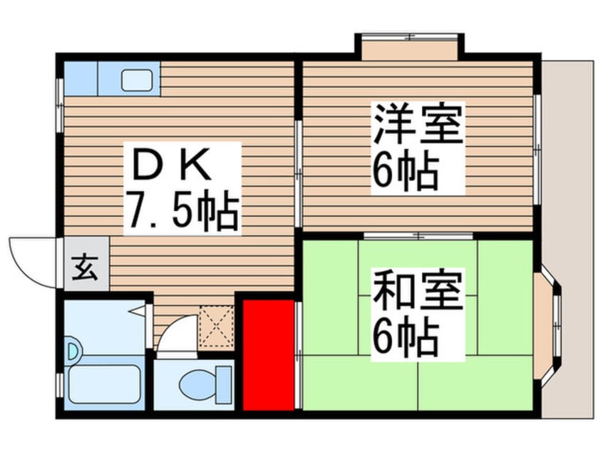 間取図 ユタカハイツ