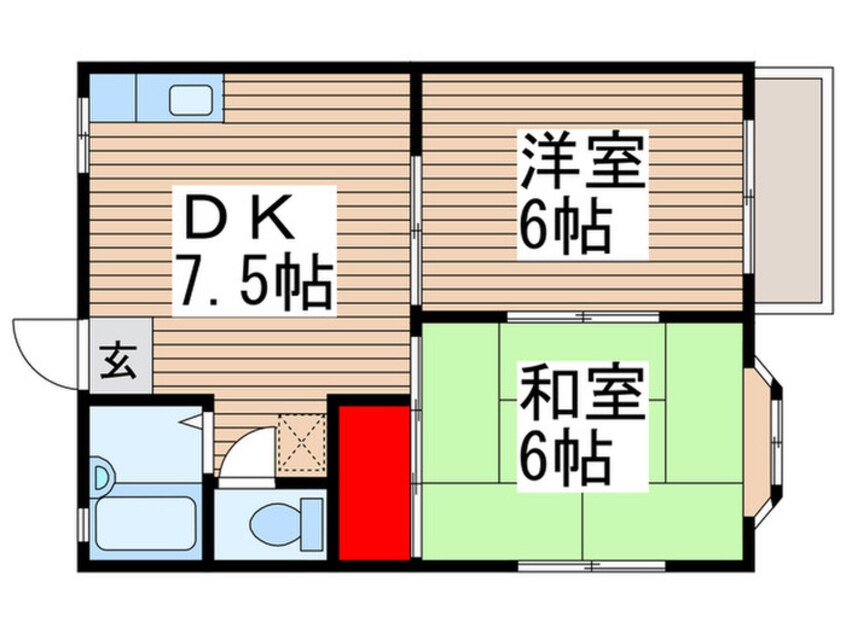 間取図 ユタカハイツ