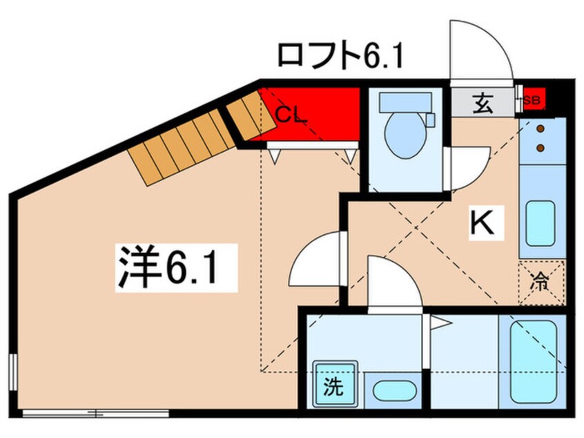 間取図 アザーレ・パッシオ栗平