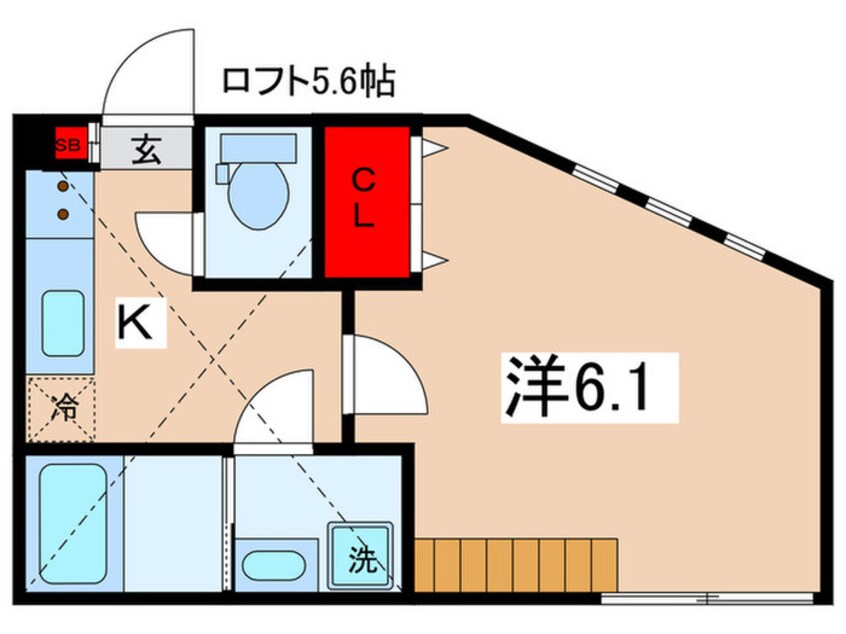 間取図 アザーレ・パッシオ栗平