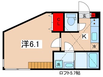 間取図 アザーレ・パッシオ栗平