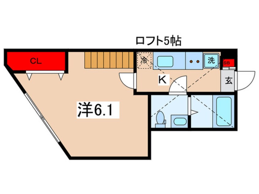 間取図 アザーレ・パッシオ栗平