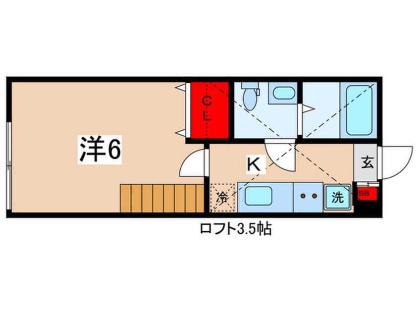 間取図 アザーレ・パッシオ栗平