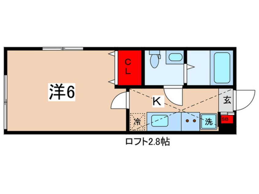 間取図 アザーレ・パッシオ栗平