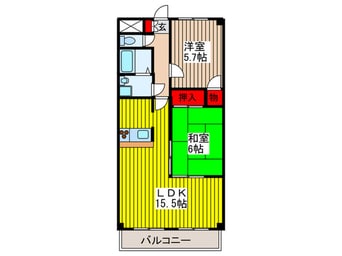 間取図 サンプレミ－ル浦和