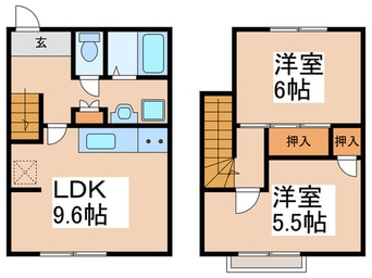間取図 コ－ポヒロ３