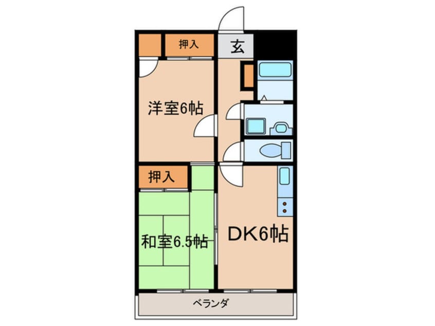間取図 リバ－サイド西八王子