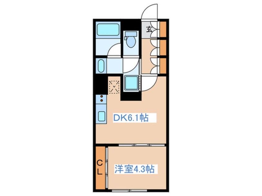 間取図 ATRIO FLATS中野新井薬師