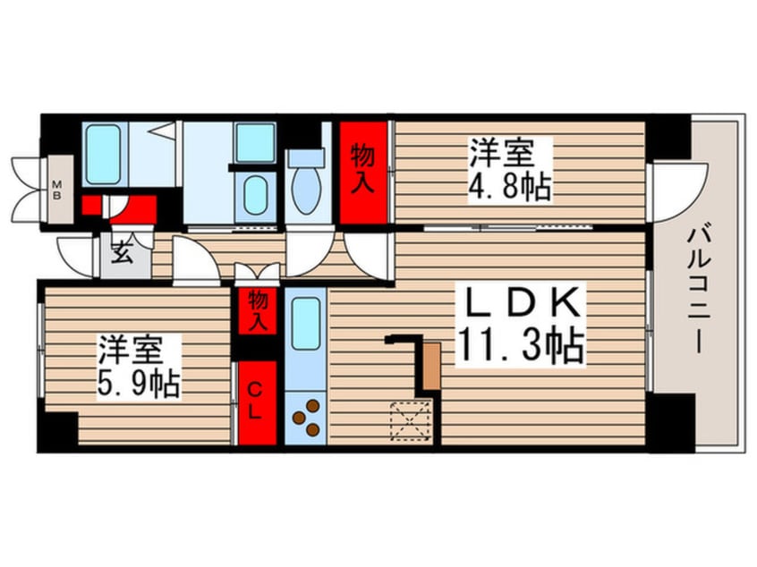 間取図 アポロハイツ