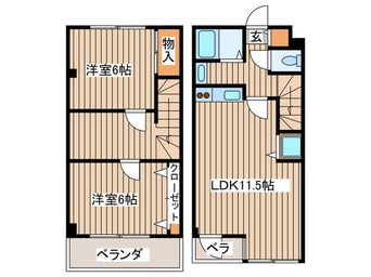 間取図 ピアレジアオヤマV