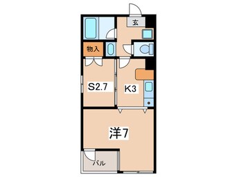 間取図 ピアレジアオヤマV